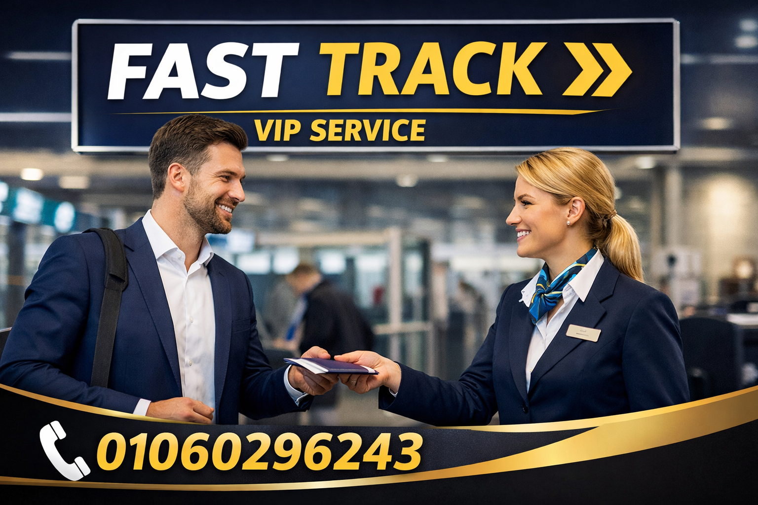 خدمة Fast Track بمطار القاهرة – ليموزين المطار 
